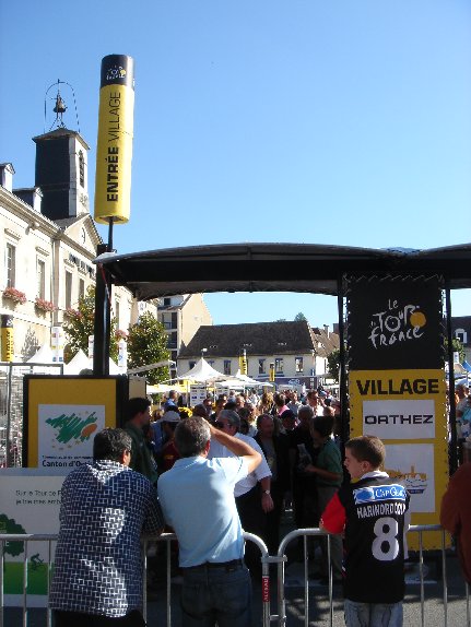 Place d'Armes at start of Le Tour de France Stage xx